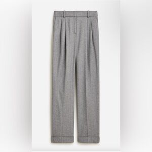 Essential Pant in Grey Herringbone- Wool  Never worn